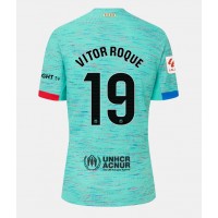 Barcelona Vitor Roque #19 Tredjedrakt Dame 2023-24 Kortermet